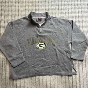 Vintage 90s Pro Player Green Bay Packers Quarterzip Size XL